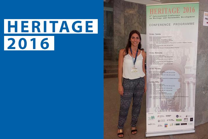 La Dra. Laia Coma presenta en el "Heritage 2016" de Lisboa la investigación realizada con la Dra. Anna Torres
